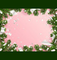 design christmas background with copy space vector image