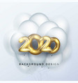 2019 happy new year background vector image
