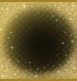 gold glitter abstract background vector image