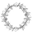 laurel wreath vector image vector image