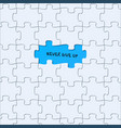 puzzle pieces background vector image vector image