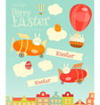 easter card vector image vector image