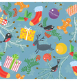 pattern with birds vector image