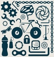 bike tools vector image vector image