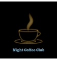 coffee cup vector image vector image