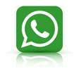 whatsapp logo icon vector image