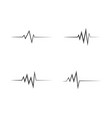 medical heartbeat pulse icon vector image vector image