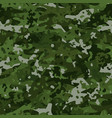 jungle style camouflage seamless pattern shapes vector image