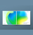 square liquid abstract cover background design vector image vector image