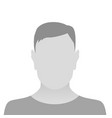 person gray photo placeholder man vector image
