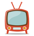 retro television vector image