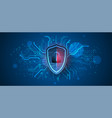technological abstract background on the topic vector image