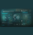 set of infographic elements about satellite vector image vector image