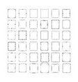 collection of rectangular frames vector image