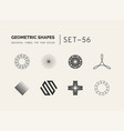 universal shapes for your design vector image