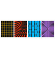 brutalist abstract geometric shapes background vector image