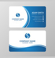 business card template images vector image