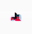 creative geometric wallpaper minimal abstract vector image vector image