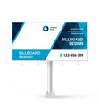 billboard template for advertising goods vector image
