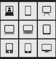 set of 9 editable instrument icons includes vector image