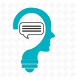 silhouette idea creativity icon vector image