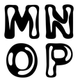 abstract alphabet vector image