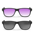 realistic set of sunglasses isolated vector image