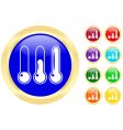 thermometer icon vector image