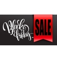 black friday sale design template vector image
