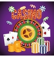 casino icon design vector image