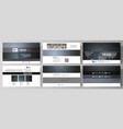 business templates in hd format for presentation vector image