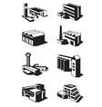 various types of construction vector image