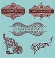 vintage element vector image vector image
