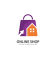 shopping bag vector image