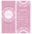 invitation background wedding greeting card vector image