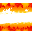autumn abstract background vector image
