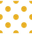 on theme big colored pattern coin vector image