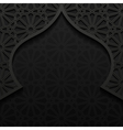 abstract background with traditional ornament vector image