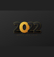 2022 new year sign vector image vector image