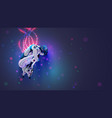 robot woman curl up sleeping in cyberspace vector image