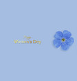 horizontal holiday banner for womens day vector image