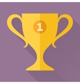 winner cup icon vector image