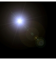 light flare special effect vector image vector image