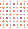 seamless pastel vintage pattern with colorful vector image