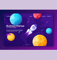 space futuristic modern colorful background vector image