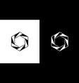 diamond logo crystal jewelry black and white icon vector image vector image