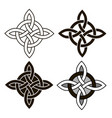 element of celtic ornament knot ethnic vector image