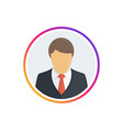 social media icon avatar frame vector image