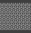 abstract geometric metal hexagon vector image