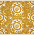 golden seamless pattern in moroccan style vector image
